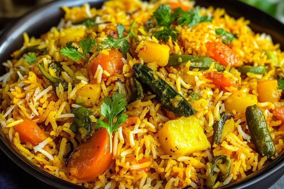 Instant UP Style Tehri Recipe for Dinner: डिनर में बनाएं उत्तर प्रदेश की फेमस शुद्ध शाकाहारी तहरी – 10 मिनट में पाएं भरपूर स्वाद