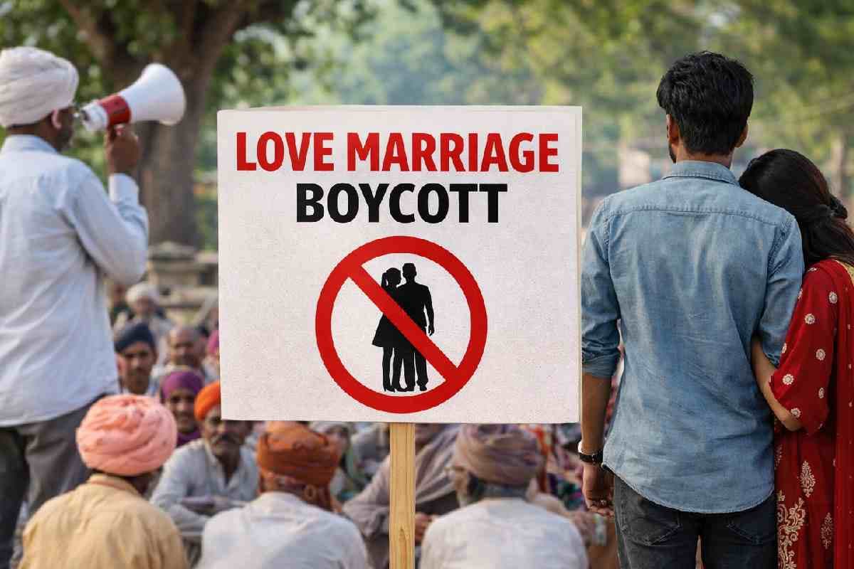 पर्सनल च्वाइज क्राइम नही, लव मैरिज को लेकर जारी फरमान पर बोले लोग