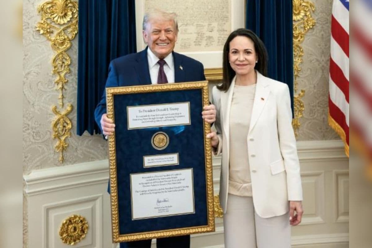 मचाडो ने ट्रंप को दिया अपना नोबेल शांति पुरस्कार, सुनाई 200 साल पुरानी कहानी, पर क्या अवॉर्ड साझा हो सकता है?