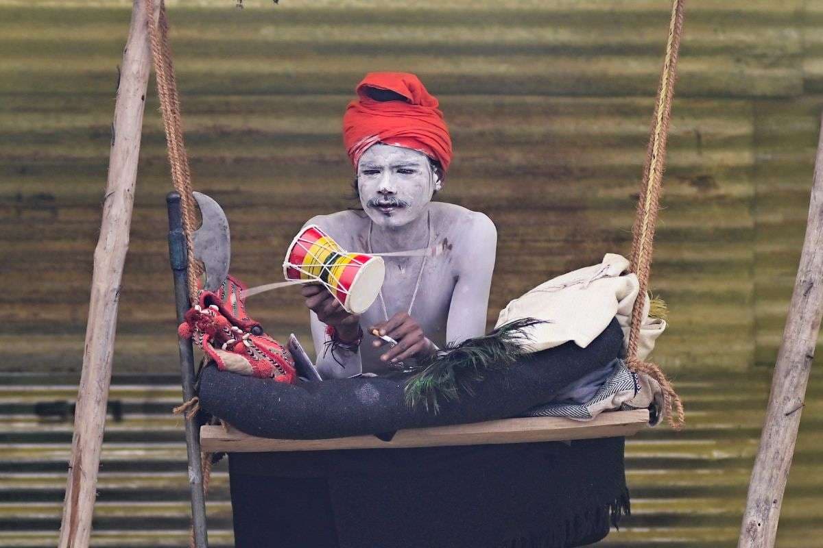 Naga sadhu Niranjani Akhara