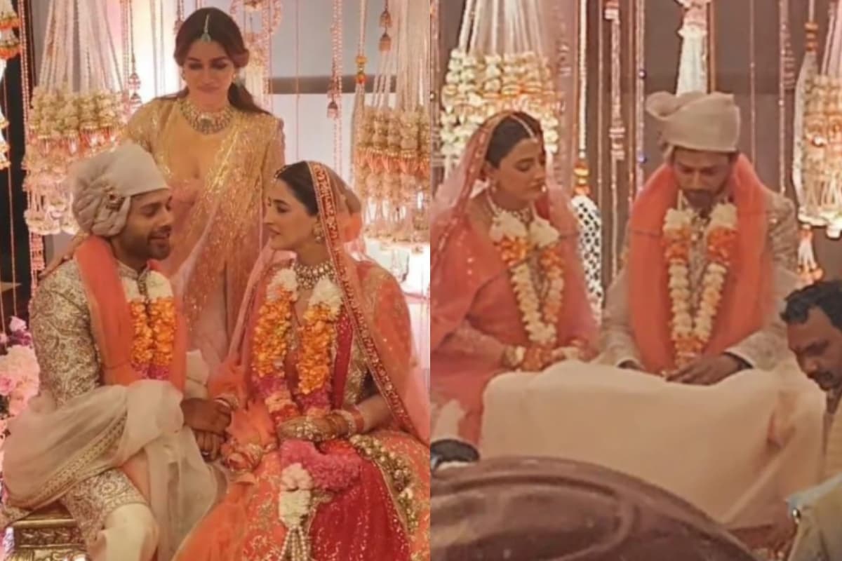 Nupur Sanon–Stebin Ben Wedding: हिंदू रीति-रिवाज से संपन्न हुई नुपुर–स्टेबिन की शादी, ब्राइडल एंट्री ने जीता सबका दिल