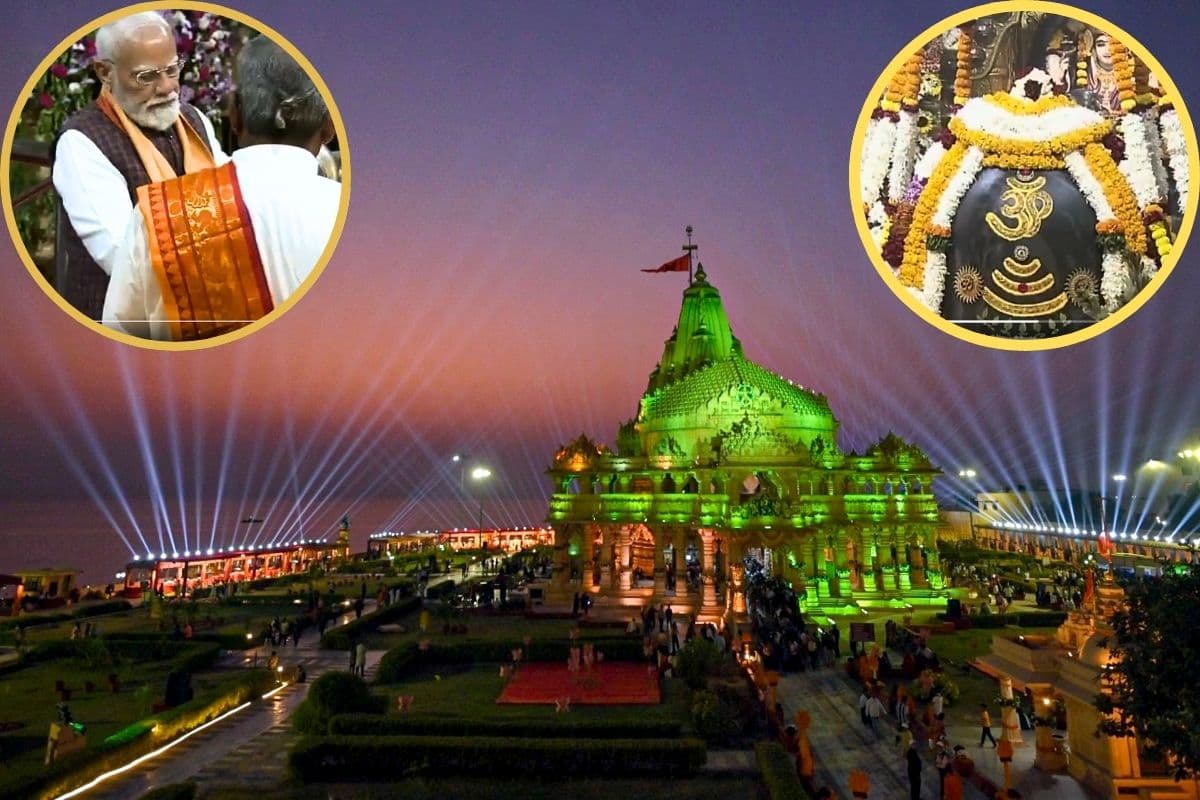 Somnath Temple 1000 Years: पीएम नरेंद्र मोदी ने सोमनाथ मंदिर में की पूजा-अर्चना, ड्रोन शो में हुए शामिल