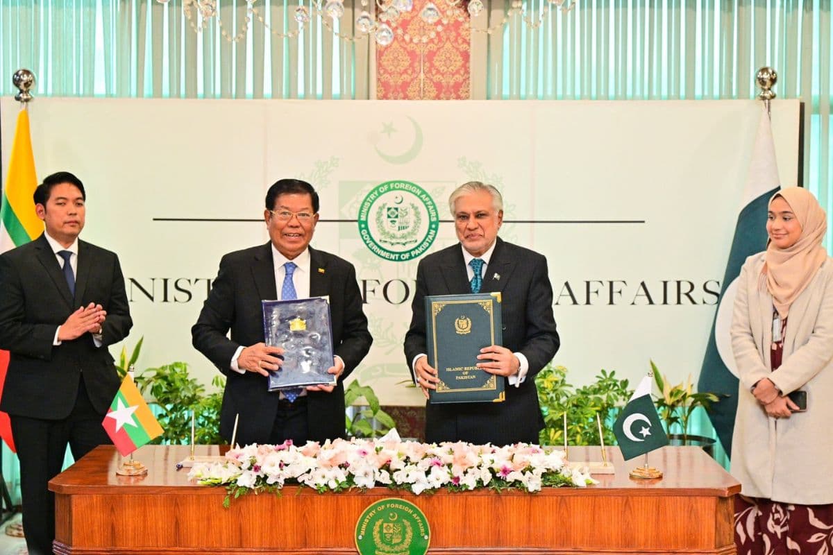 10 साल बाद म्यांमार का नेता पाकिस्तान दौरे पर, भारत के दोनों पड़ोसी किस प्लान पर कर रहे काम?