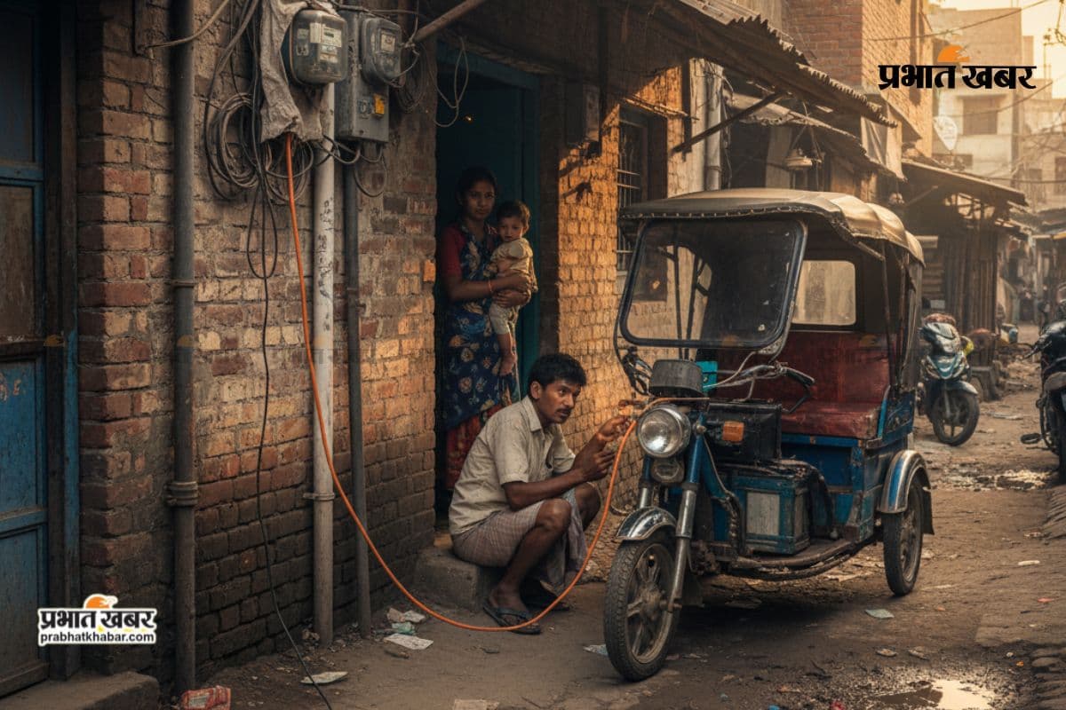 Patna e-rickshaw charging