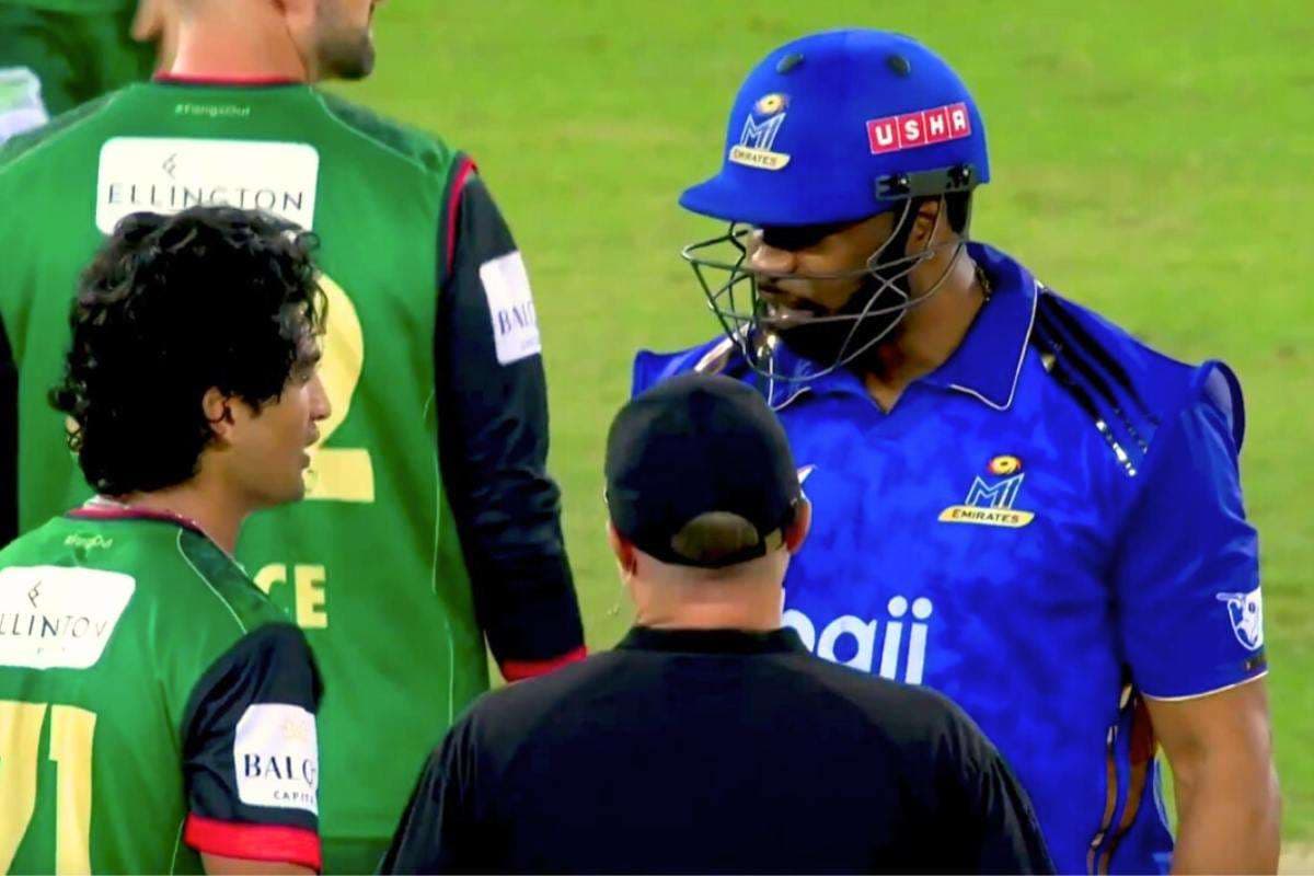 Watch: पोलार्ड ने आपा खोया, ILT20 फाइनल के दौरान नसीम शाह से भिड़े, सुनाई खरी-खोटी