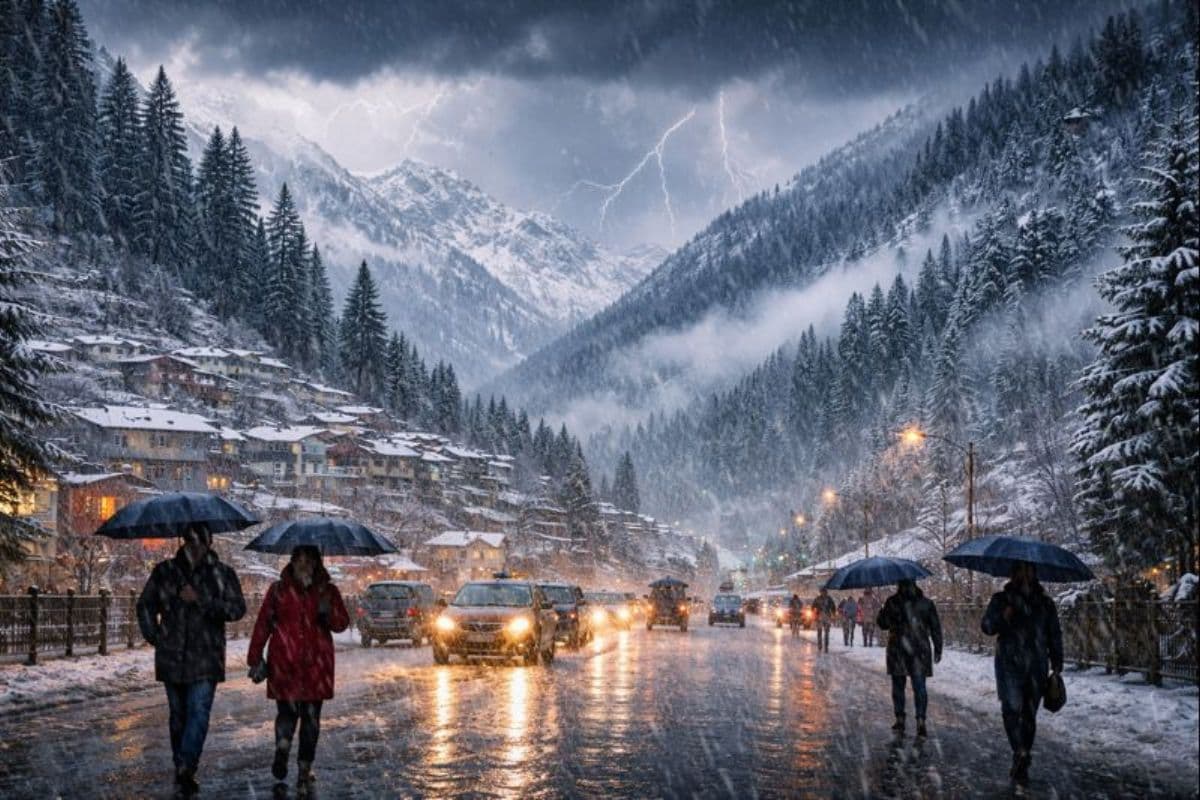 IMD Weather Forecast: कड़ाके की ठंड में बारिश और बर्फबारी, मौसम ले रहा करवट, तेज हवा का अलर्ट