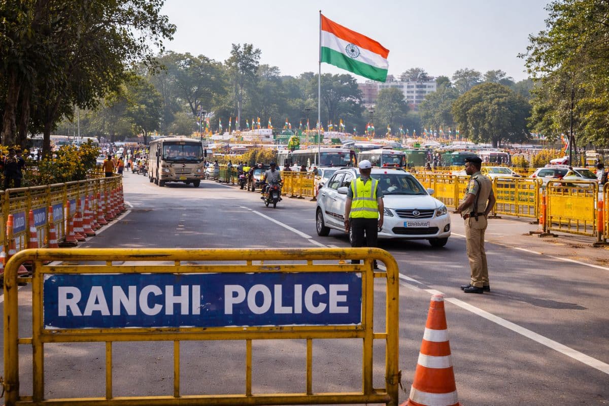 26 जनवरी को रांची में बदला रहेगा ट्रैफिक, एडवाइजरी जारी