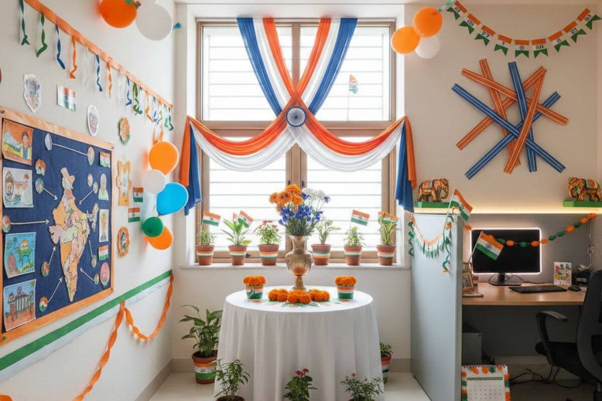 Republic Day Decoration Ideas: गणतंत्र दिवस के खास मौके पर तिरंगे के रंगों से सजाएं घर, स्कूल और ऑफिस, यहां देखें शानदार डेकोरेशन आइडियाज