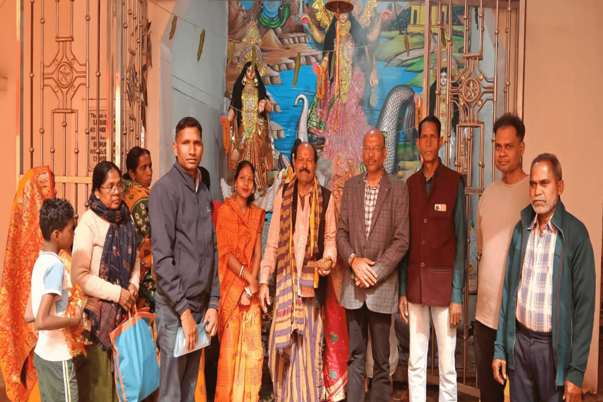 बड़ा कांकड़ा गंगा मेला में उमड़ी भारी भीड़, पूर्व उपाध्यक्ष मनोज चौधरी ने की माता गंगा की पूजा