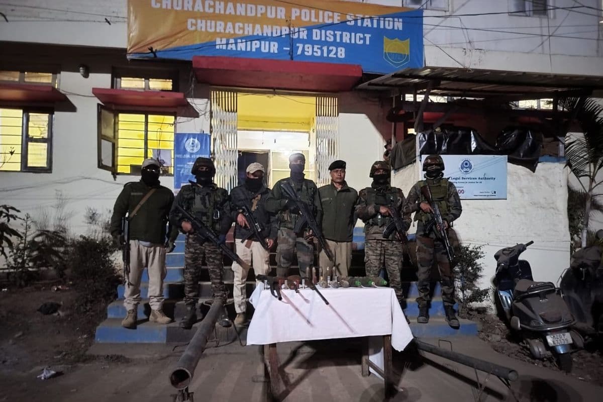 गणतंत्र दिवस से पहले मणिपुर में सुरक्षा बलों का ताबड़तोड़ ऑपरेशन; हथियार-IED बरामद, उगाही करने वाले गिरफ्तार
