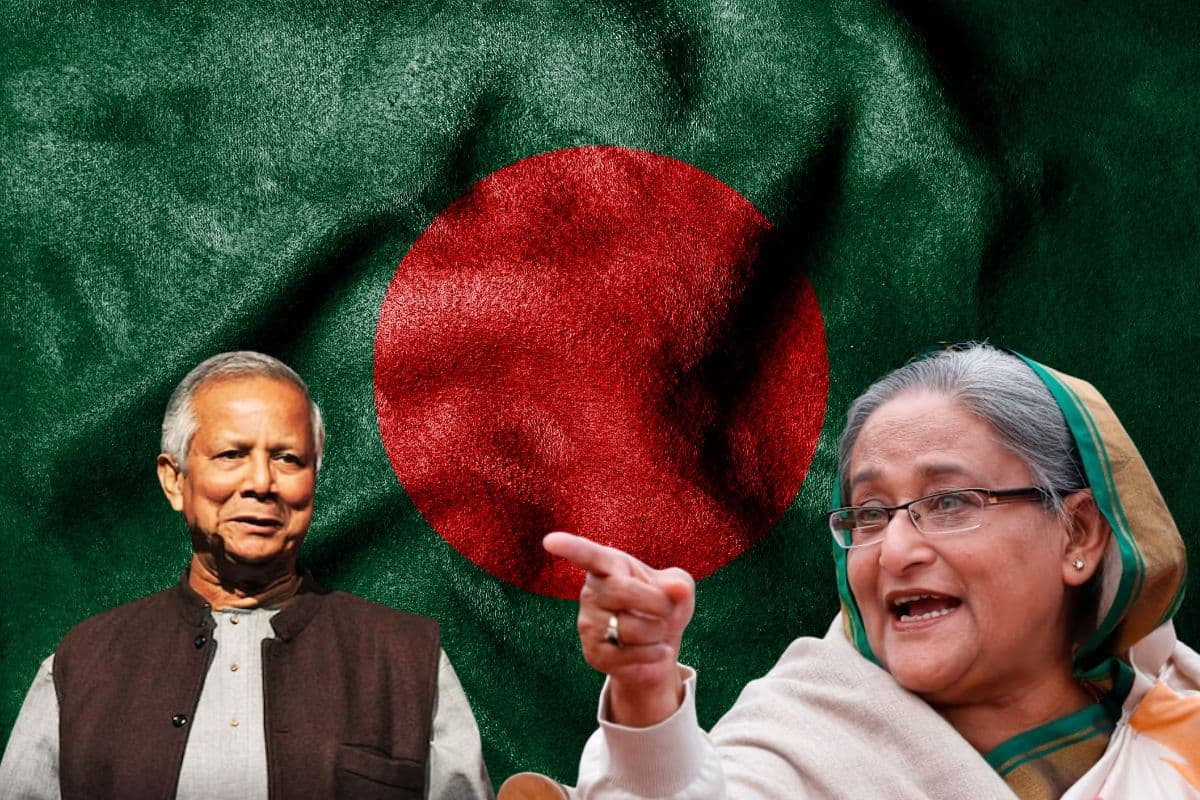 भारत से शेख हसीना का आरोप: यूनुस को बताया खूनी तानाशाह और सूदखोर, बोलीं बांग्लादेश डर के दौर में