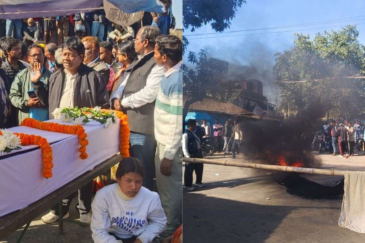 पड़हा राजा की हत्या से झारखंड में उबाल, खूंटी में शव के साथ सड़क जाम, 24 घंटे का अल्टीमेटम