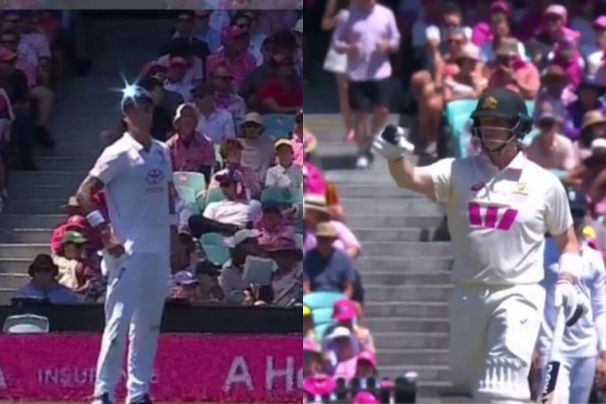 Watch: ओय वहां से चश्मा हटा, लाइव मैच में स्टीव स्मिथ ने ब्राइडन कार्स को हड़काया, वीडियो वायरल