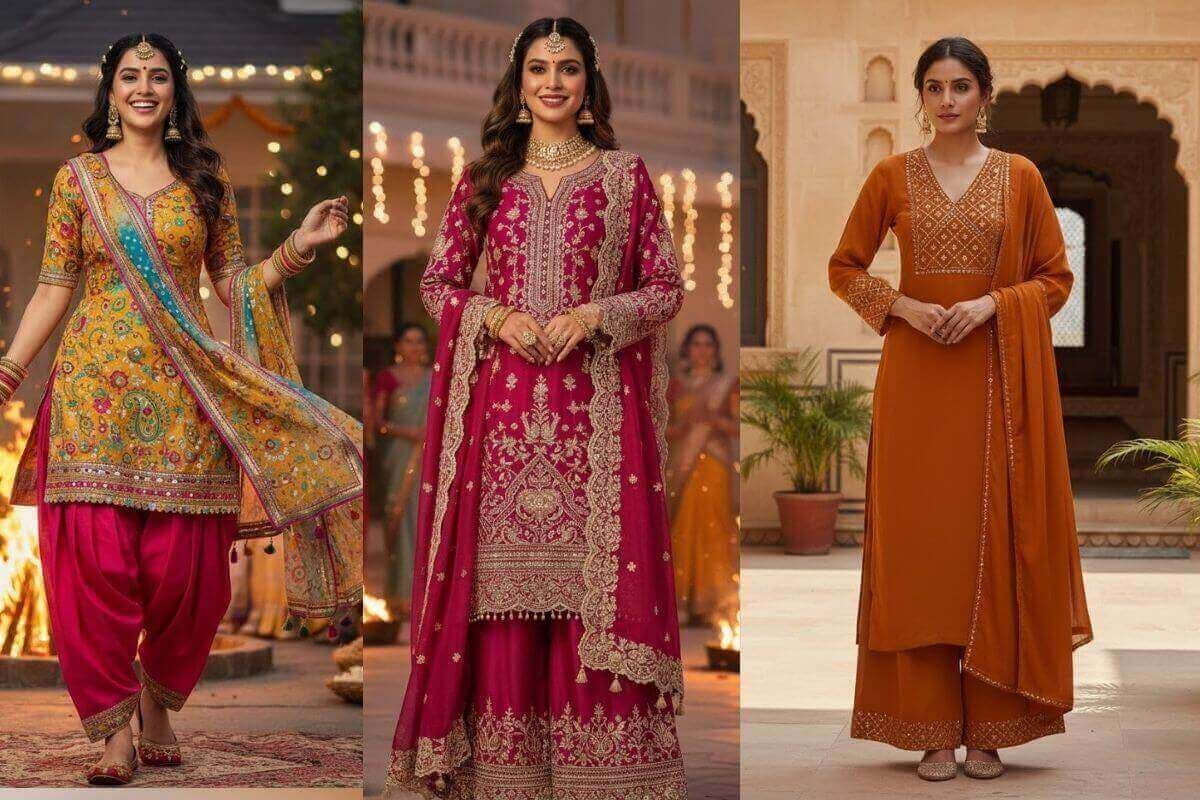 Latest Suit Design For Lohri: लोहड़ी पर चाहिए ग्लैमरस लुक, तो इन ब्यूटीफुल सूट डिजाइन को जरूर करें ट्राई