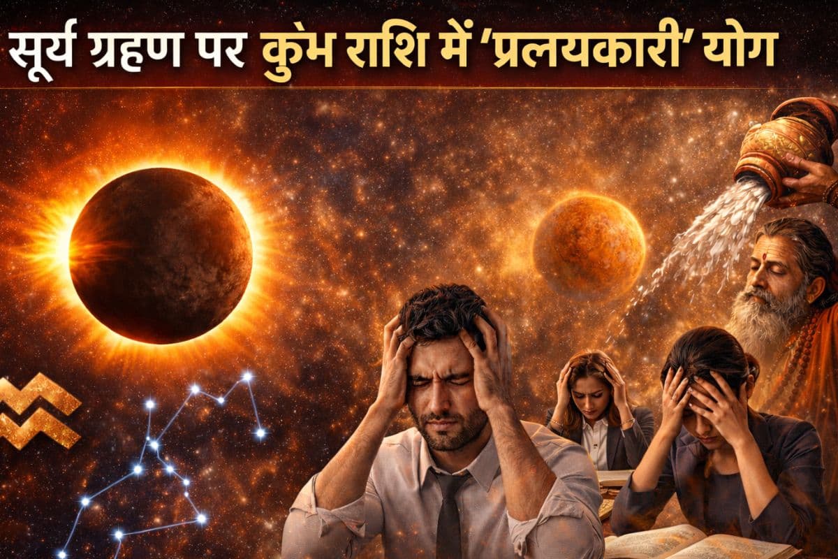 सूर्य ग्रहण पर कुंभ राशि में ‘प्रलयकारी’ योग, करियर से लेकर लव लाइफ तक मचेगी खलबली, जानें अपनी राशि का हाल!