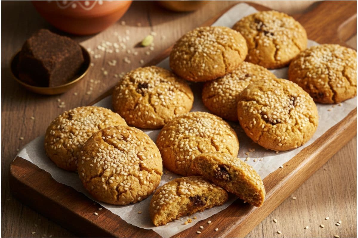Til-Gud Cookies Recipe: भूल जाएंगे लड्डू का स्वाद, जब ट्राय करेंगे क्रिस्पी तिल-गुड़ कुकीज