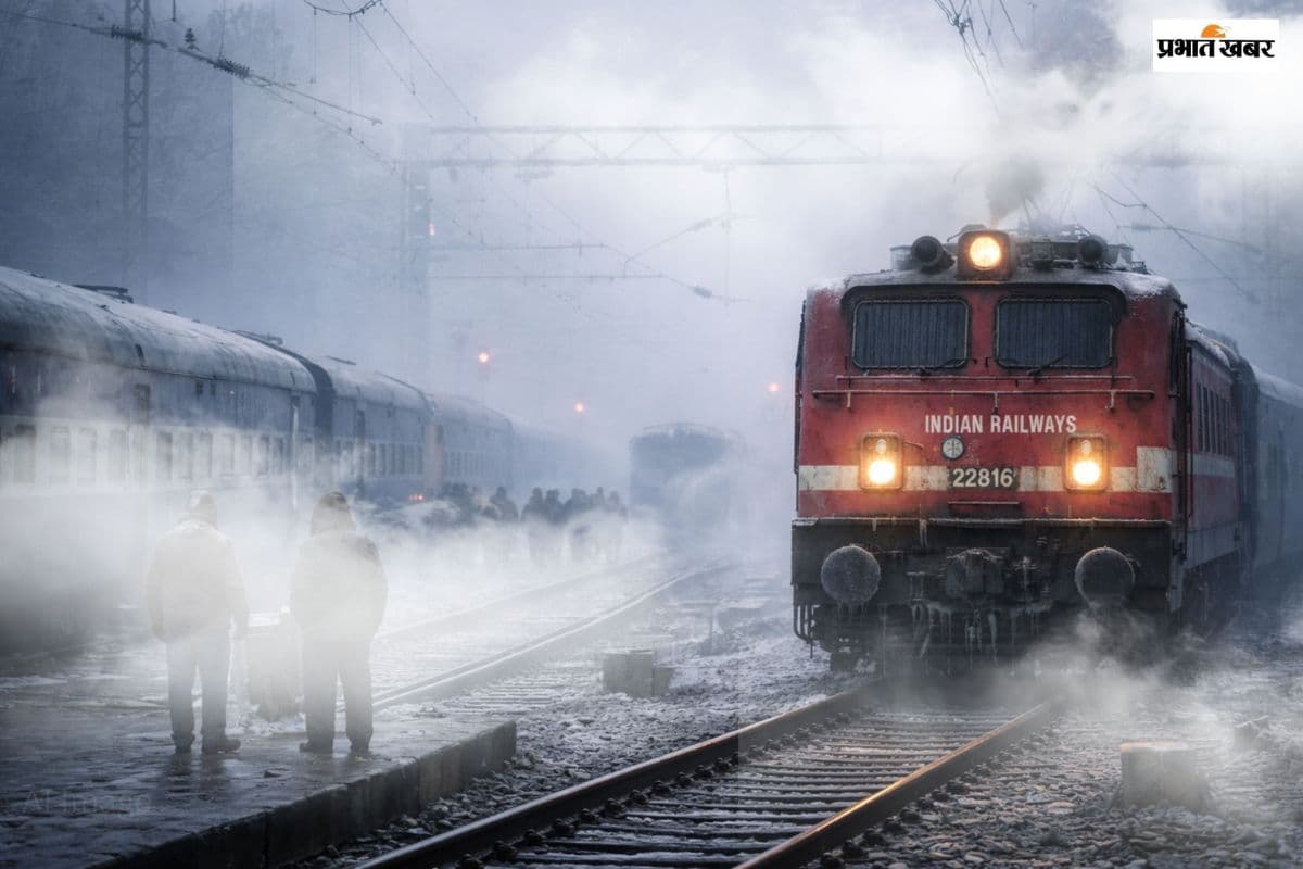 यात्रीगण ध्यान दें! घर से निकलने से पहले चेक कर लें अपने ट्रेन का स्टेटस, भारी कोहरे के कारण 18 गाड़ियां हुई रद्द