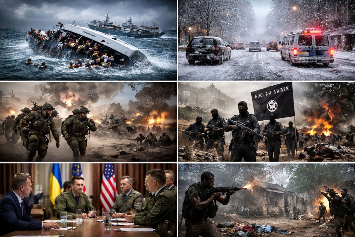 World Updates: फिलीपींस में 350+ यात्रियों वाली नाव डूबी, US में बर्फीला तूफान क्यों? इजरायल का गाजा में अभियान, IS ने ली 25 लोगों की जान यूक्रेन को 100% सुरक्षा गारंटी की उम्मीद 