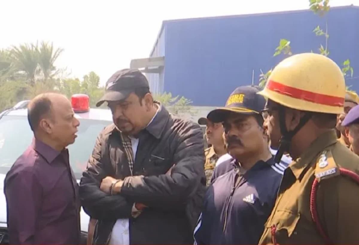 हादसे के 32 घंटे बाद आनंदपुर गोदाम पहुंचे अग्निशमन मंत्री, देर से पहुंचने का बताया ये कारण