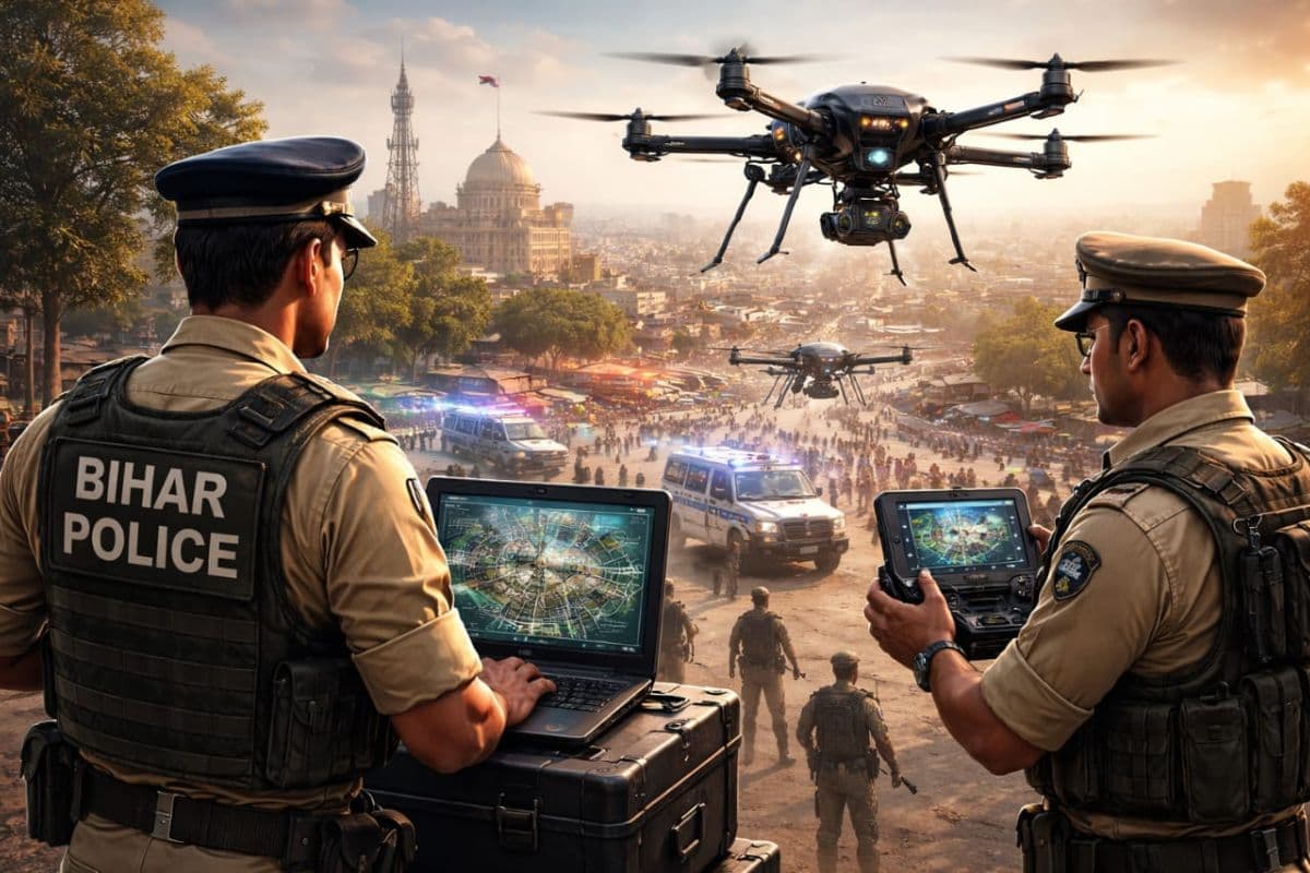बिहार में अब आसमान से रखी जाएगी अपराधियों पर नजर, 25 करोड़ के हाईटेक ड्रोन से लैस होगी बिहार पुलिस