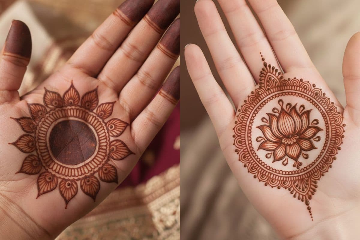 Simple Centre Mehndi Design: इन सुंदर सेंटर मेहंदी डिजाइन से बढ़ाएं हाथों की खूबसूरती