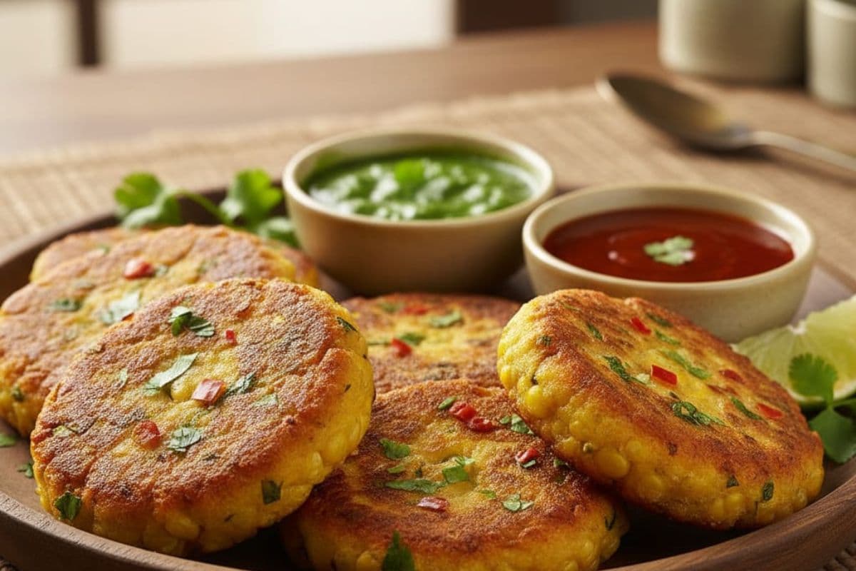 Corn Flour Tikki Recipe : बाहर का नाश्ता छोड़िए, घर पर बनाएं कुरकुरी कॉर्न फ्लोर टिक्की