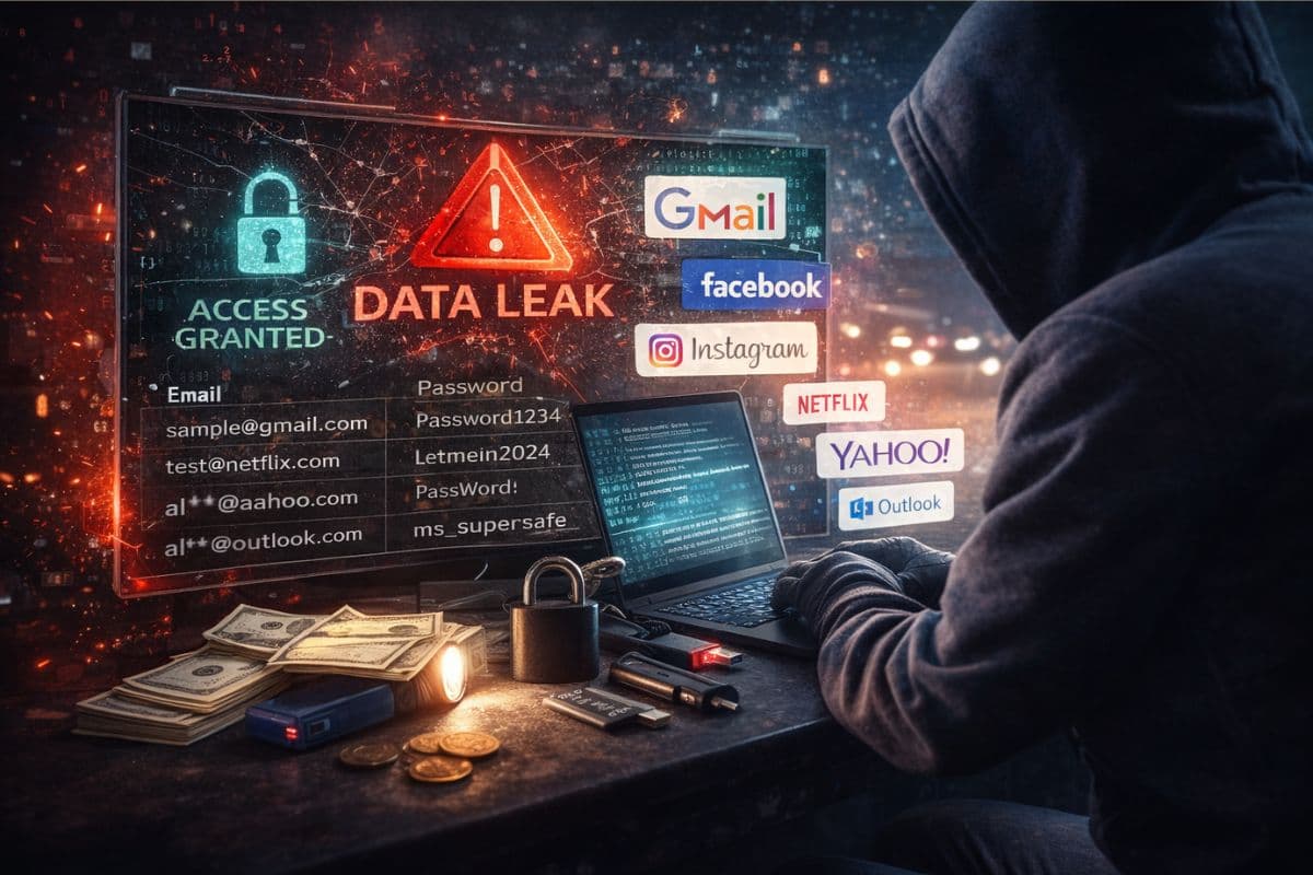 जीमेल-फेसबुक से लेकर नेटफ्लिक्स तक, 14.9 करोड़ खातों की जानकारी लीक, जल्दी पासवर्ड बदलिए