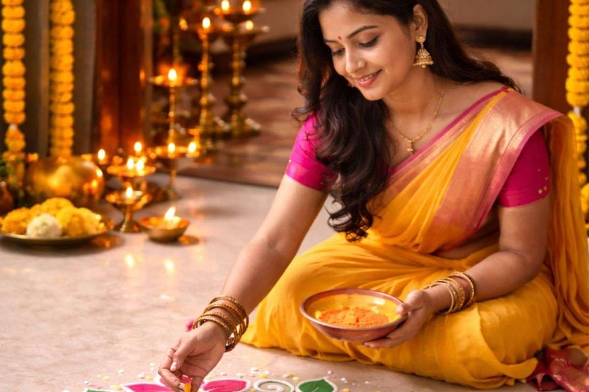 Easy And Simple Rangoli Designs For Home: कम समय में ज्यादा सुंदरता, घर के लिए आसान और सिंपल रंगोली डिजाइन 