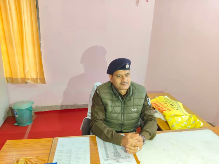 नव प्रतिस्थापित थानाध्यक्ष ने किया योगदान