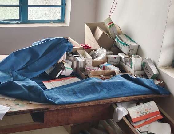 एपीएचसी मलडीहा का ताला तोड़कर चोरी