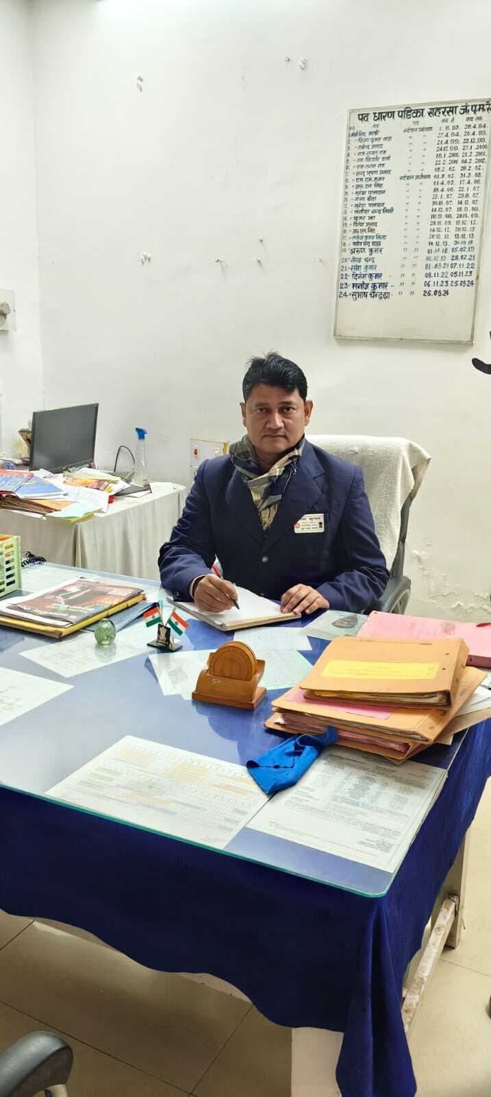 रमेश कुमार बने सहरसा जंक्शन के नये स्टेशन अधीक्षक