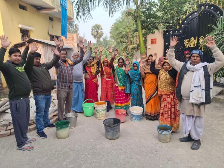 Samastipur News:इंद्रवारा के वार्ड छह में चार साल से नहीं हो रही जलापूर्ति