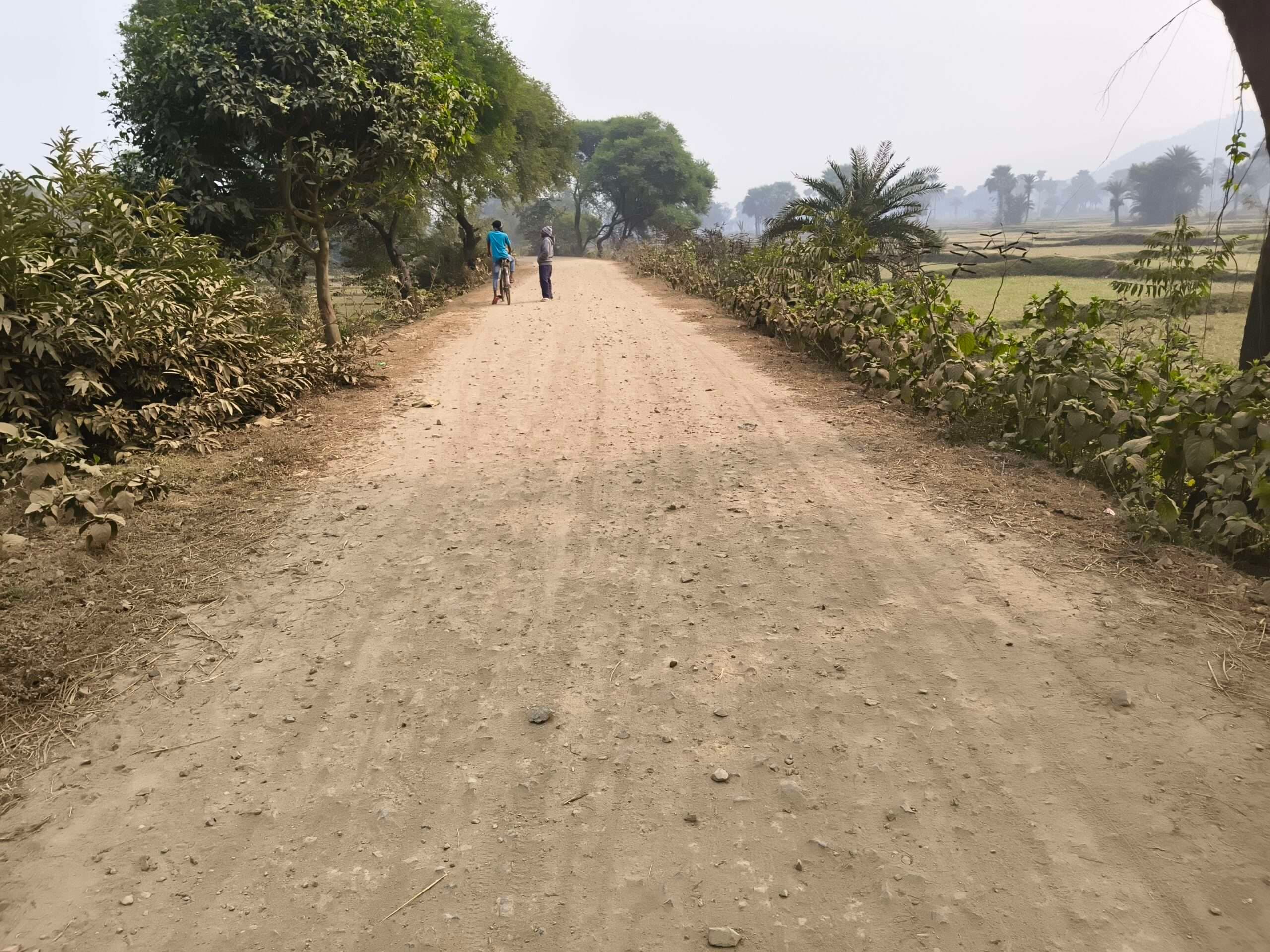 दो वर्ष में ही जर्जर हो गयी गोरंटिया-रामकोल सड़क