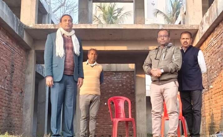 अफसर ने पंचायत संसाधन केंद्र का किया स्थल निरीक्षण