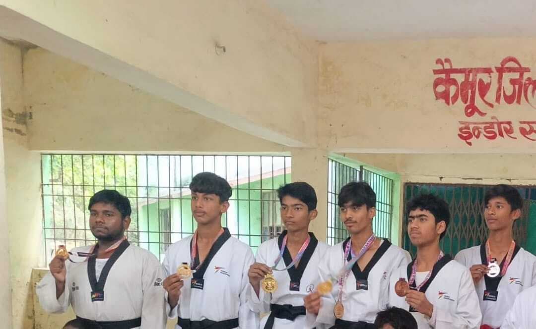 ताइक्वांडो चैंपियनशिप में कैमूर के खिलाड़ियों ने जीते छह पदक