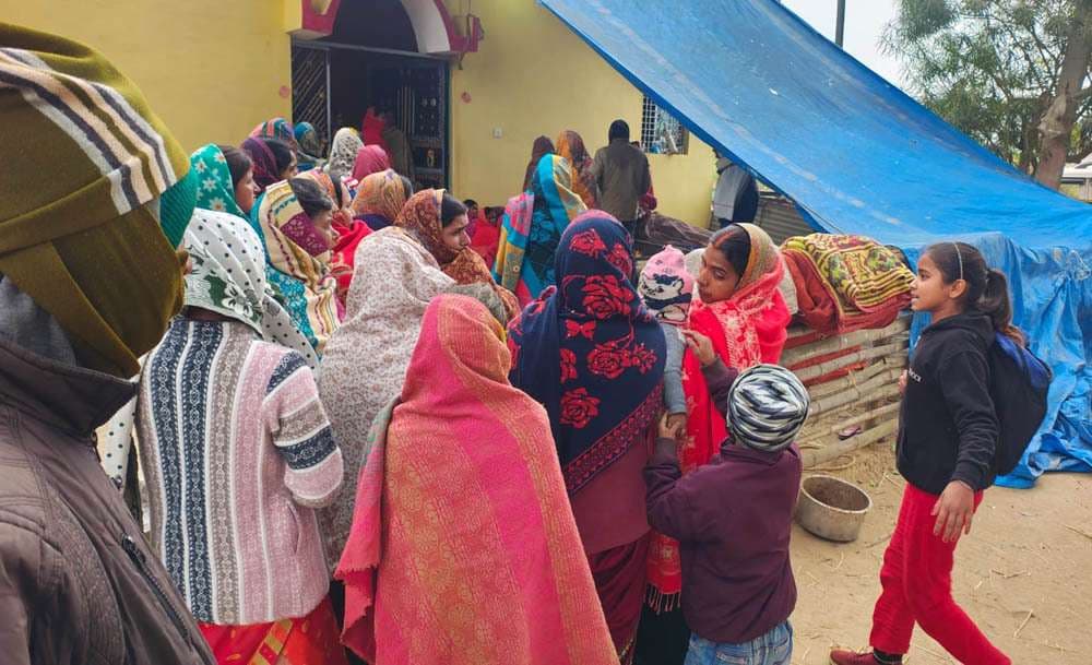 गार्डवाल निर्माण के दौरान सरिया गिरने से मजदूर की मौत