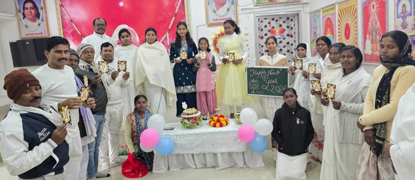 आध्यात्मिक तरीके से नववर्ष कार्यक्रम का आयोजन