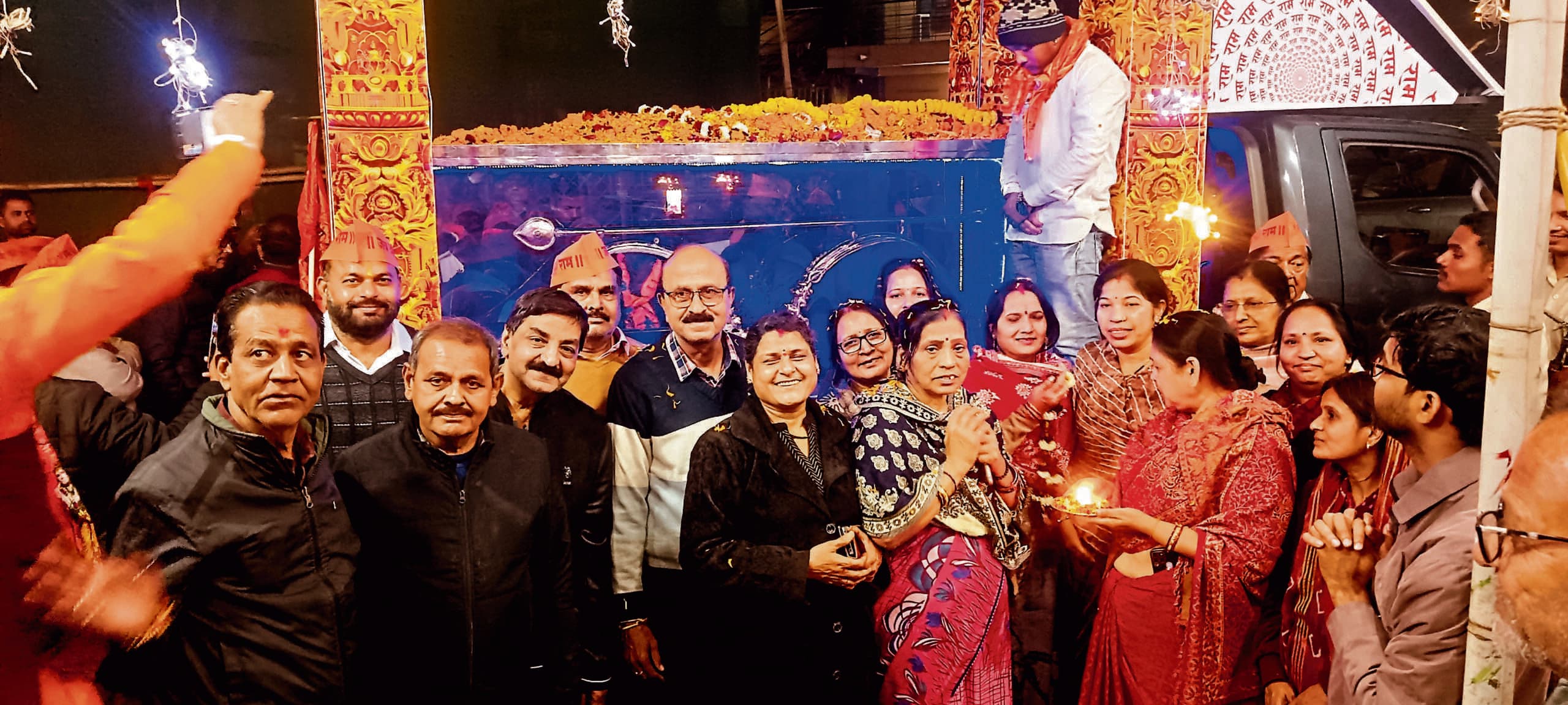 Jharsuguda News: अयोध्याधाम जा रहे विजय धनुष का झारसुगुड़ा में भव्य स्वागत, निकली शोभायात्रा