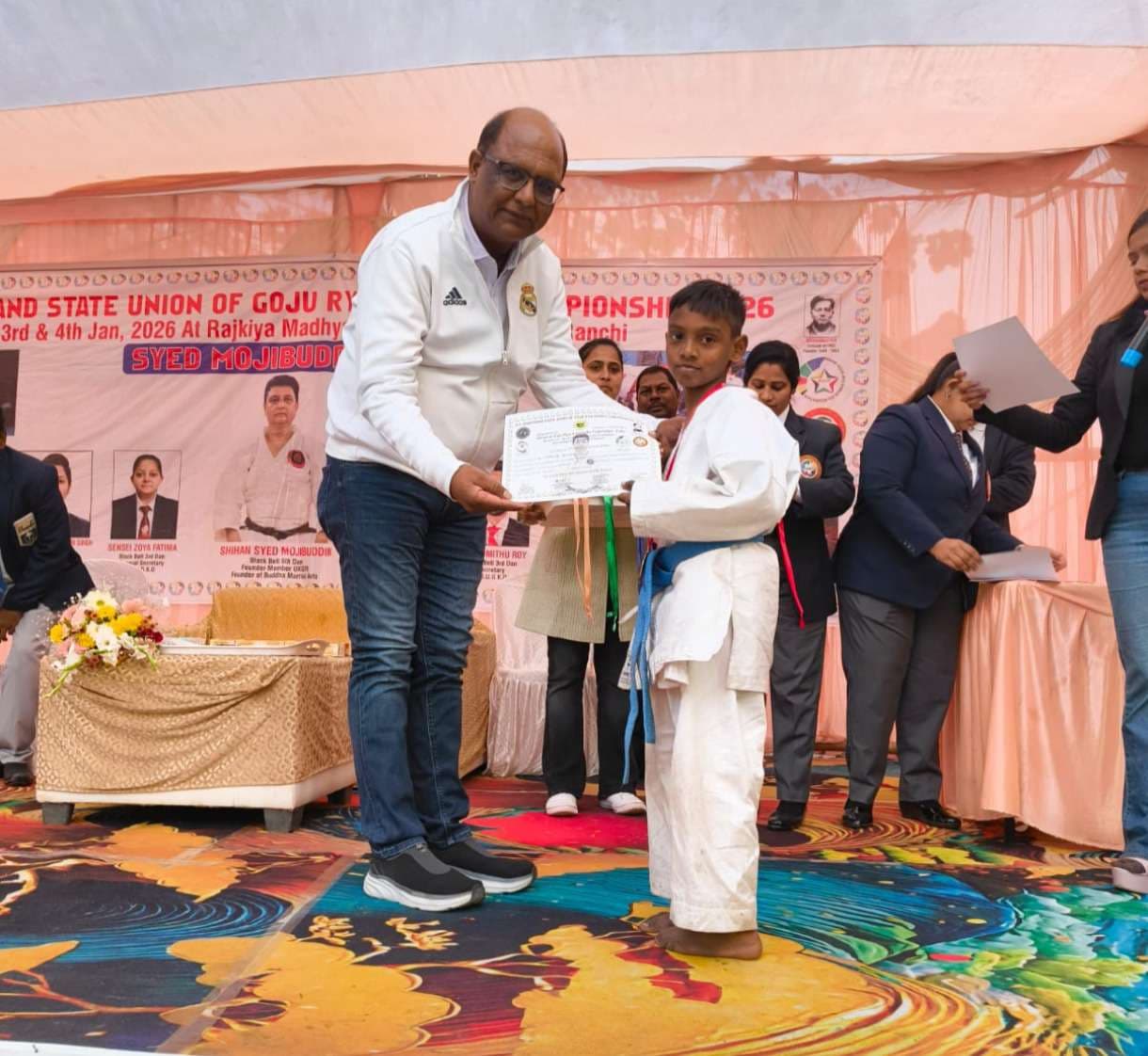 आध्वीक कुमार ने कराटे में जीता स्वर्ण पदक