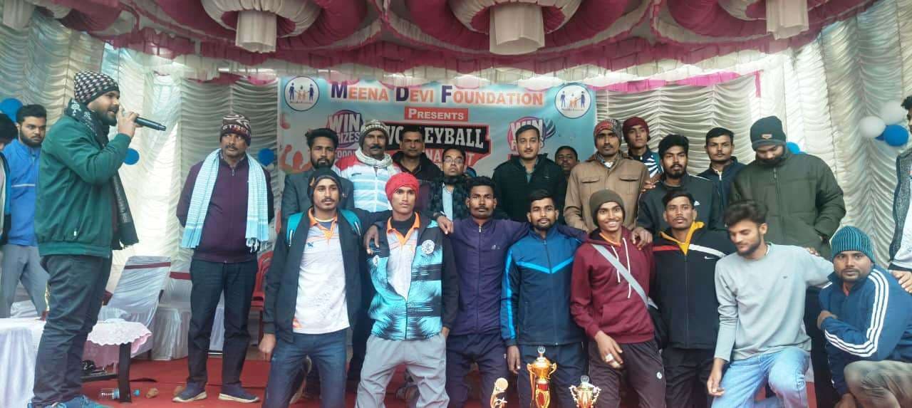 वॉलीबॉल के फाइनल में डुमरिया ने थेवाई को किया पराजित