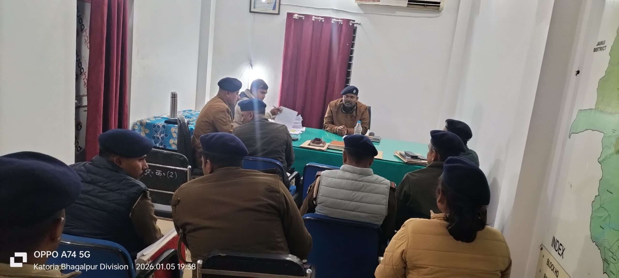 एसडीपीओ ने क्राइम कंट्रोल को लेकर थानेदारों को दिया टास्क