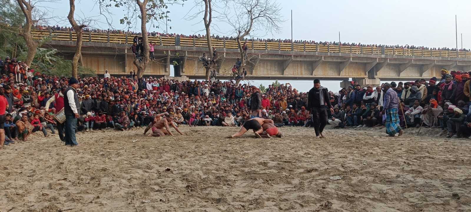 चार दिवसीय मां कोशिकी मेले में महिला पहलवानों का दंगल में रहा दबदबा