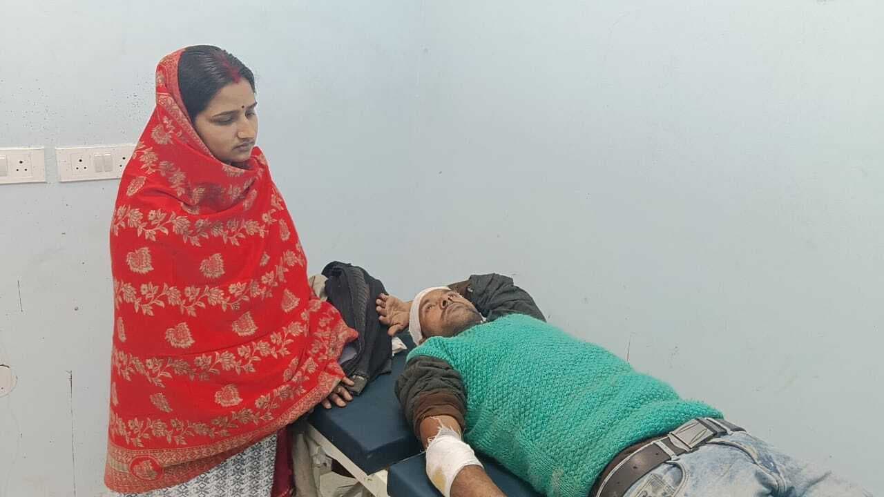 भोरे में जबरन जमीन कब्जाने को लेकर बाजार में मारपीट, चार लोग हुए घायल