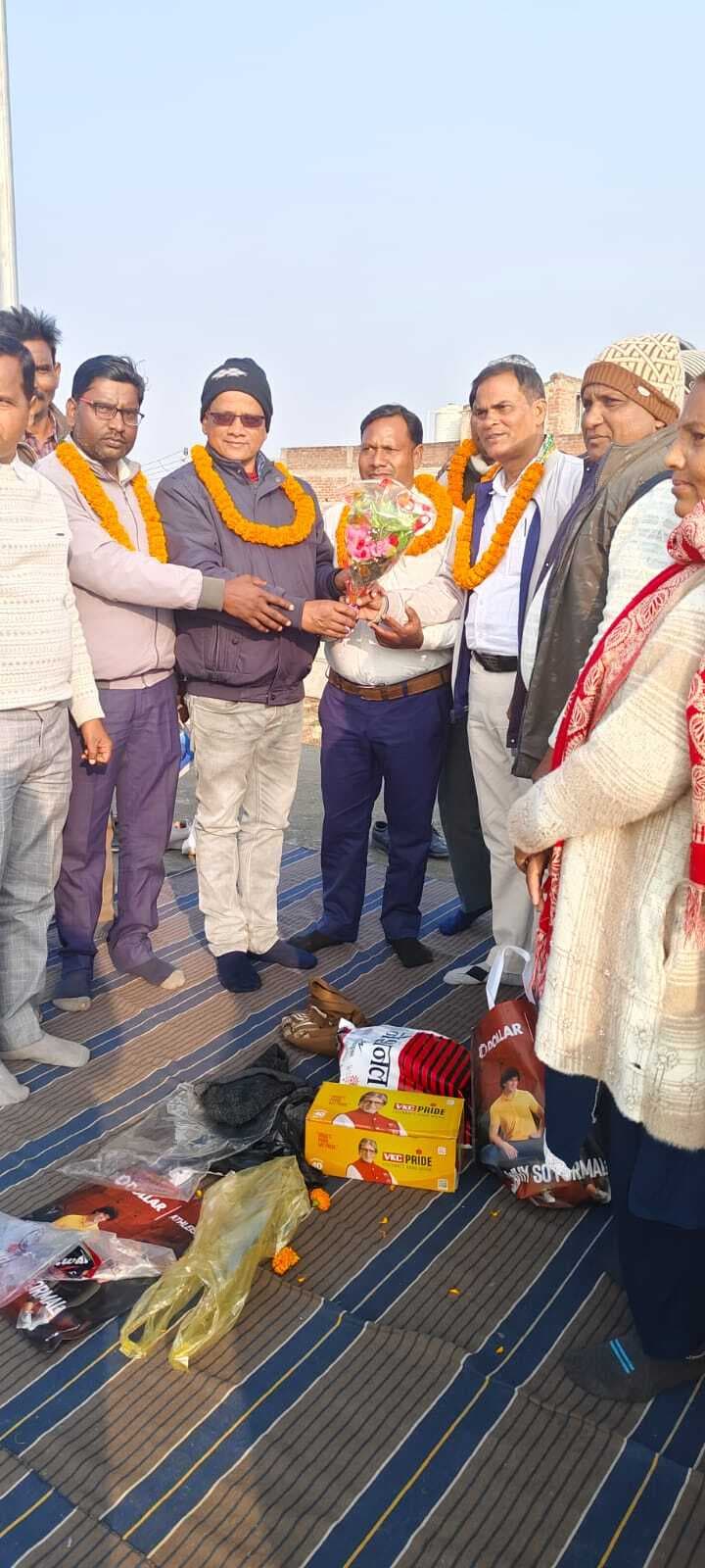 शिक्षा सेवक के तीसरी बार अध्यक्ष बने नरेश रजक