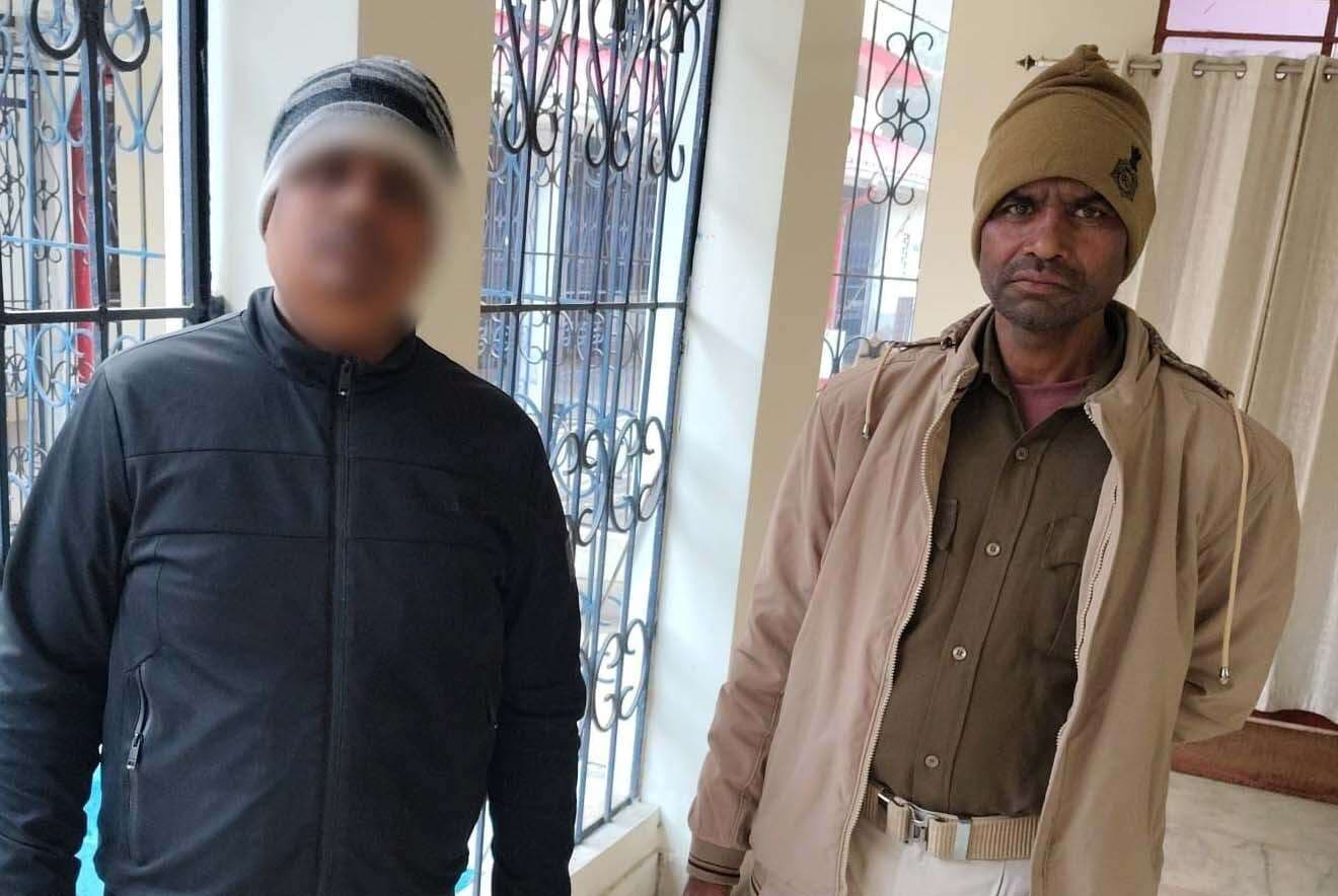 10 हजार का इनामी अपराधी रवि ठाकुर गिरफ्तार