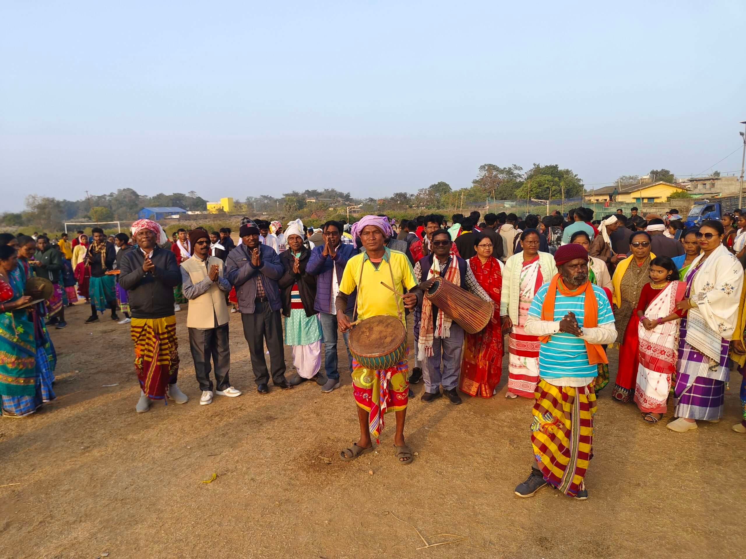 सोहराय मिलन समारोह में दिखी आदिवासी संस्कृति की झलक