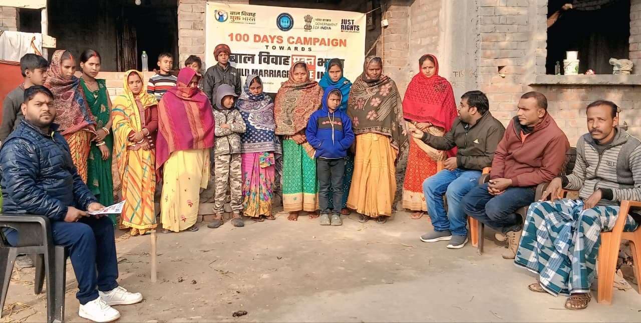 hajipur news. बाल विवाह नहीं करने की दिलायी गयी शपथ