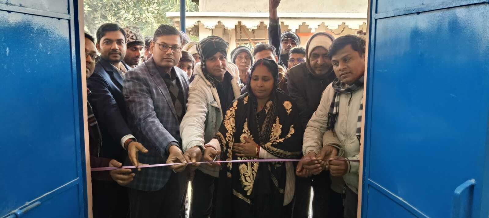 पंचायत ज्ञान केन्द्र पुस्तकालय का दिलारपुर में उद्घाटन