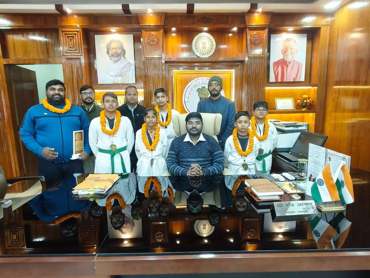 ताइक्वांडो चैंपियनशिप के पदक विजेता हुए सम्मानित