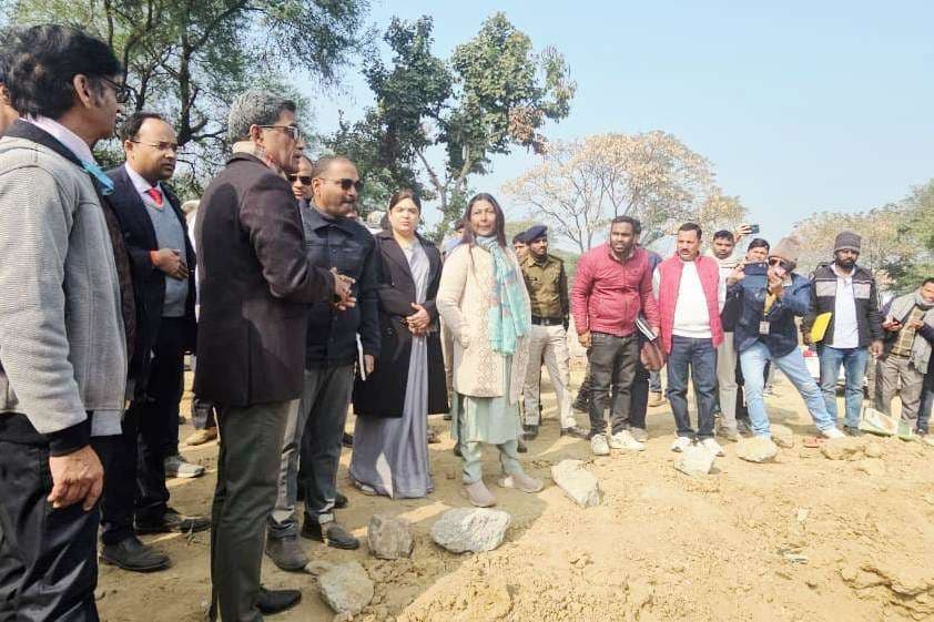 Aurangabad News : मुख्य सचिव ने उत्तर कोयल का किया स्थलीय व हवाई निरीक्षण